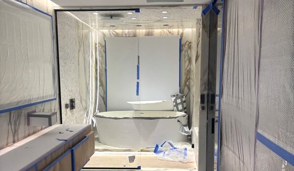 Before - Luxury Marble Bathroom